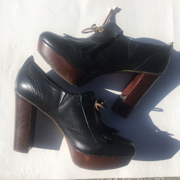 Sperry Shoes - Sperry Top Sider Platform Chunky Heal Wing Tip 10M
